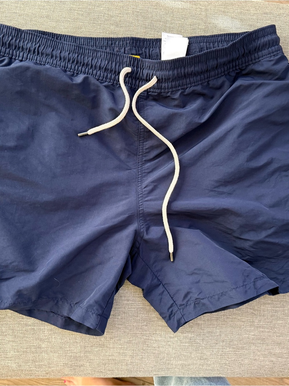 Polo by Ralph Lauren Navy Blue Men's Swim Trunks with Drawstring